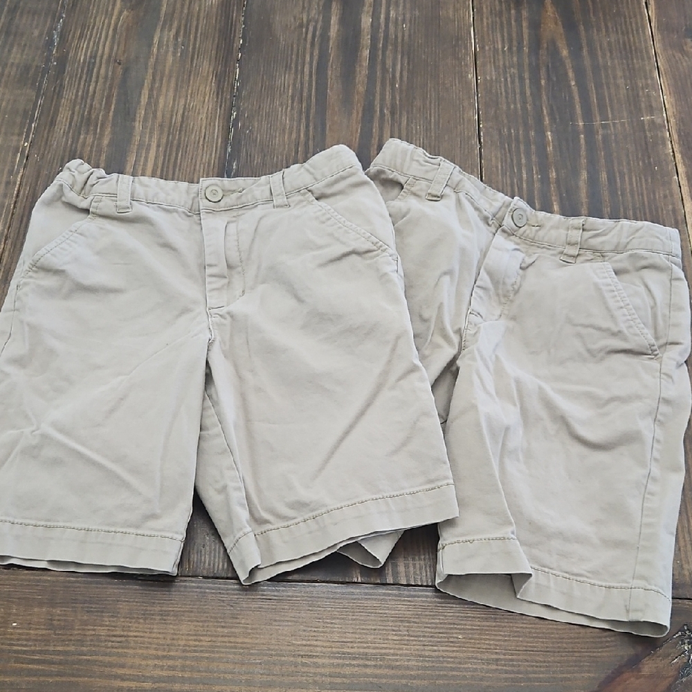 Cat & Jack Khaki Uniform Shorts Size 7